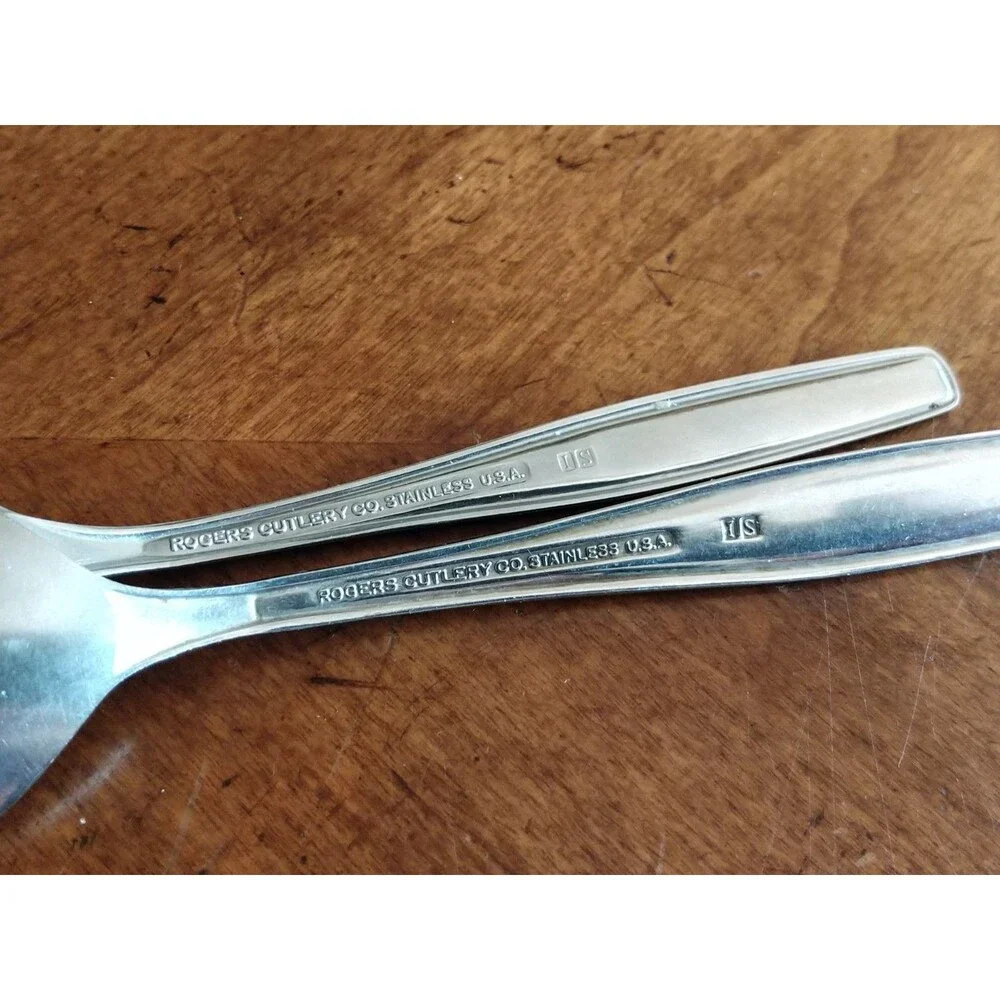 IS Rogers Cutlery International Silver Creation Stainles Sugar Spoon Oval Dinner